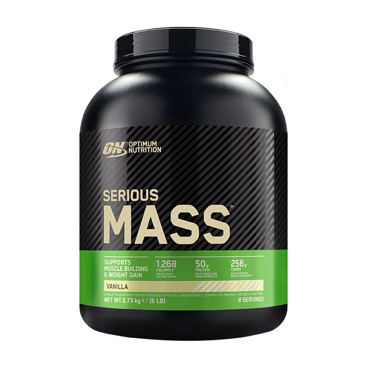 Optimum Nutrition Serious Mass Weight Gainer - Vanilla, 6 lbs (2.73kg)