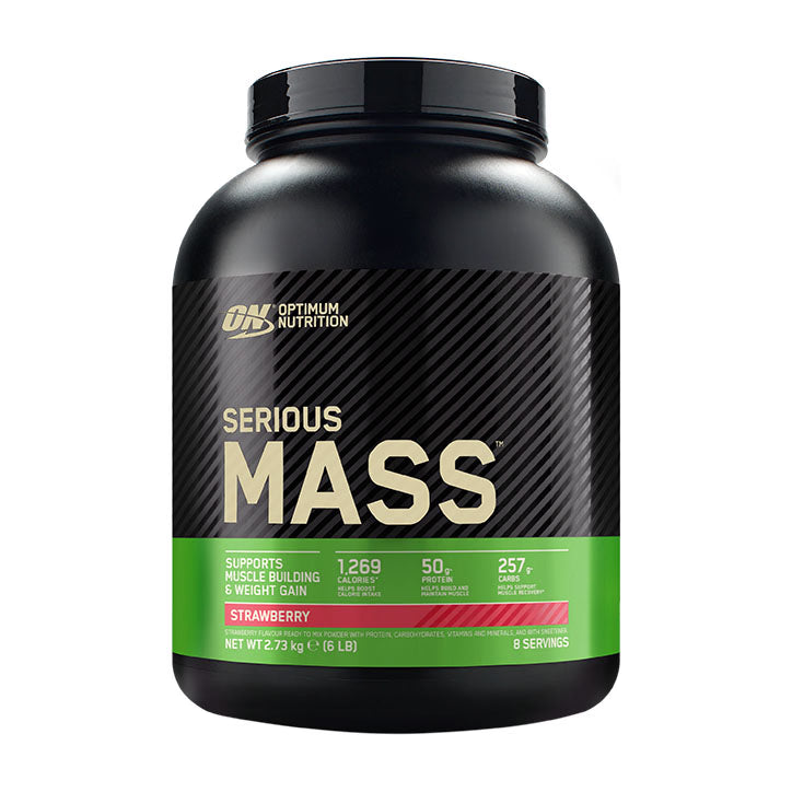 Optimum Nutrition Serious Mass Weight Gainer - Strawberry, 2.73kg