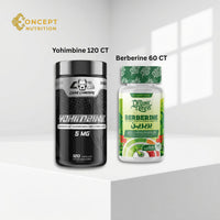 Core Champs & Organic Nation Advanced Metabolic Support Bundle - Yohimbine HCl & Berberine