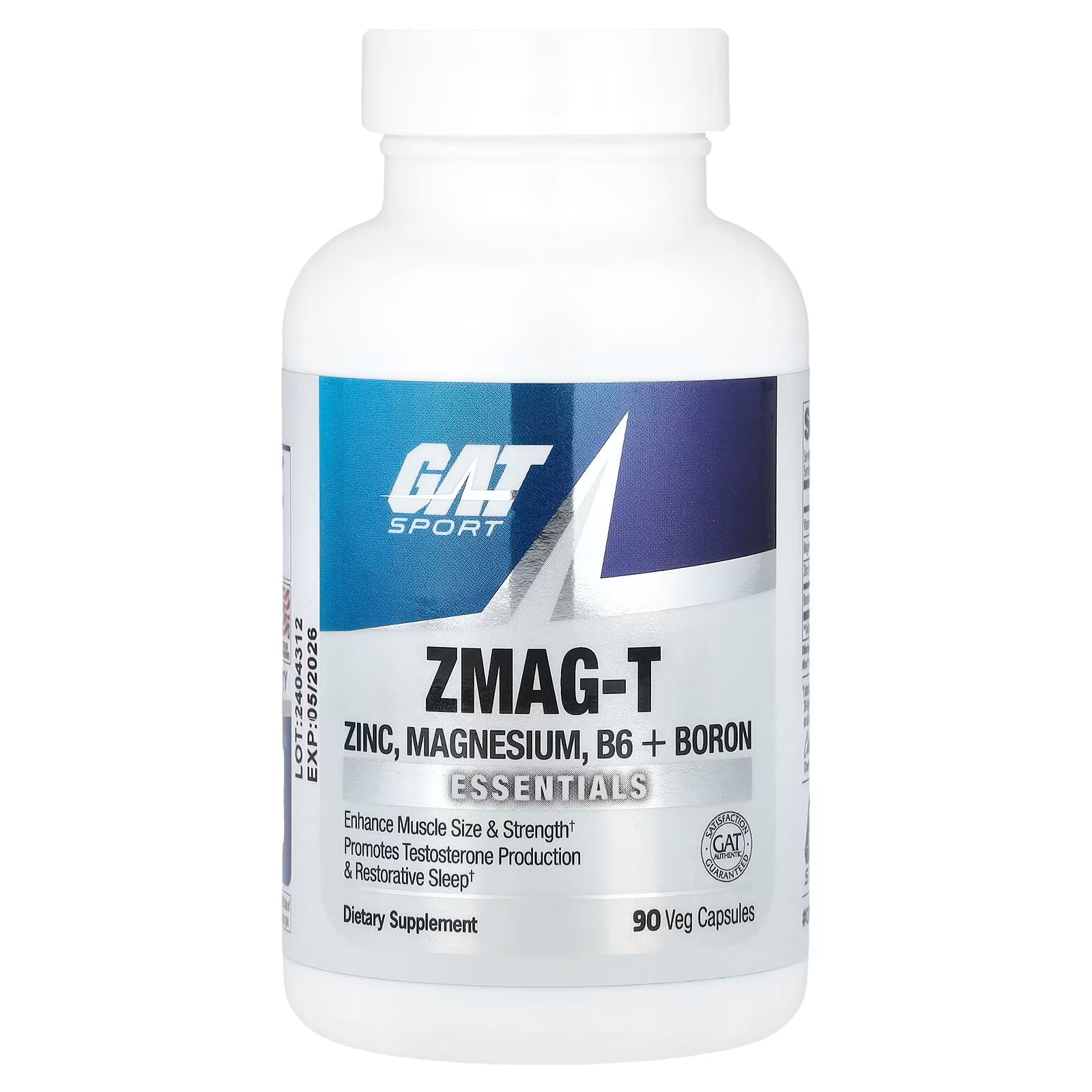 GAT Sport ZMAG-T Zinc & Magnesium Support - 90 Capsules