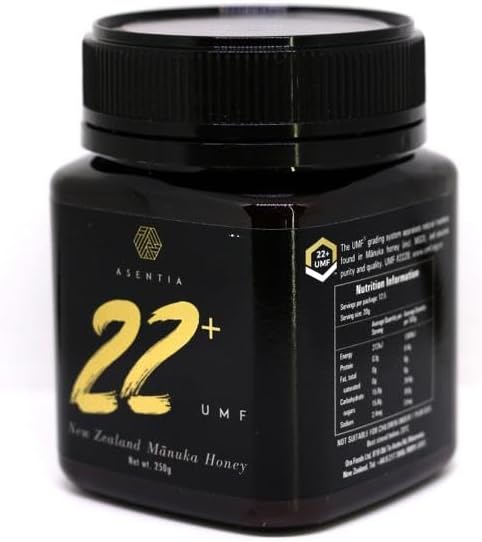 Asentia Manuka Honey Certified UMF 22+ /MGO 970 (250g) Authentic New Zealand