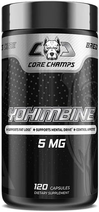 Core Champs Yohimbine HCl - Metabolic & Fat Loss Support - 120 Capsules