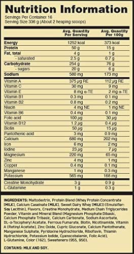 Serious Mass | Strawberry | Chocolate | Weight Gain Protein Powder | 12 lbs