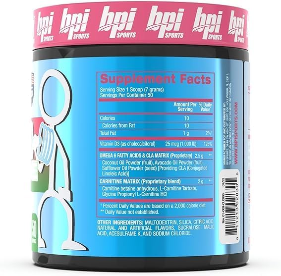 BPI Sports CLA + Carnitine - Fruit Punch - 50 Servings