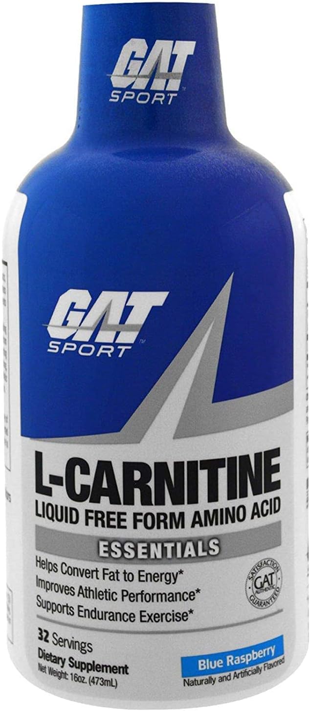 GaT, L-Carnitine, Liquid Free Form amino acid, Blue Raspberry, 16 oz (473 ml)