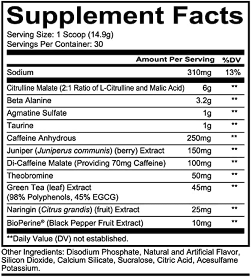 Redcon1 Total War - Preworkout, Tigers Blood - 441g