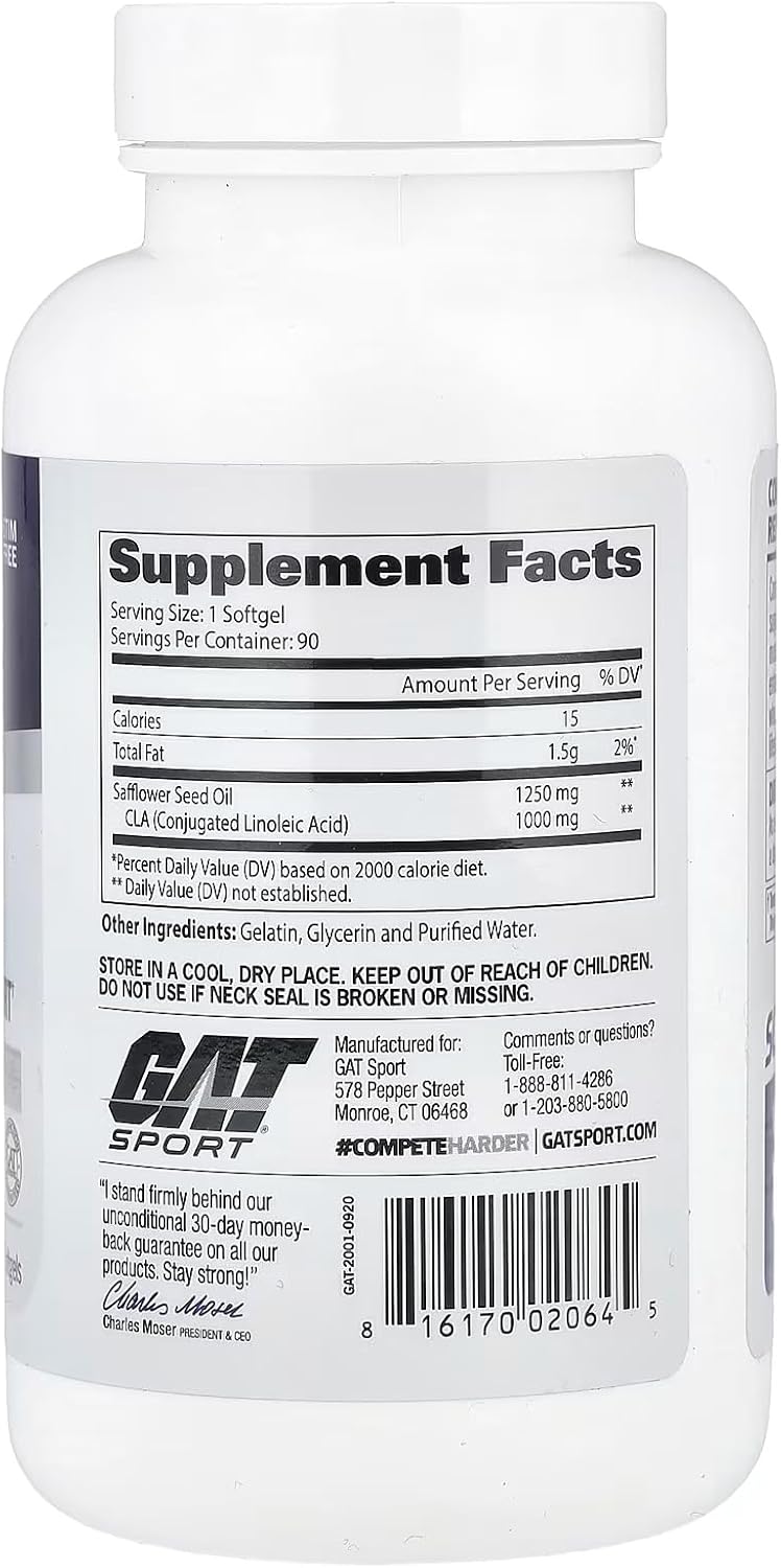 GAT SPORT Essentials Series CLA 1250, 90 Softgel