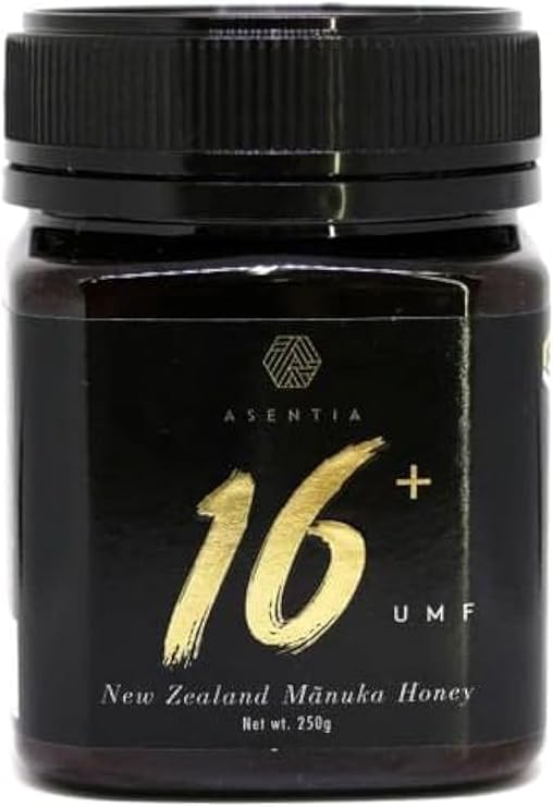 Asentia Manuka Honey UMF 16+ / MGO 572 - Authentic New Zealand Manuka Honey (250g)