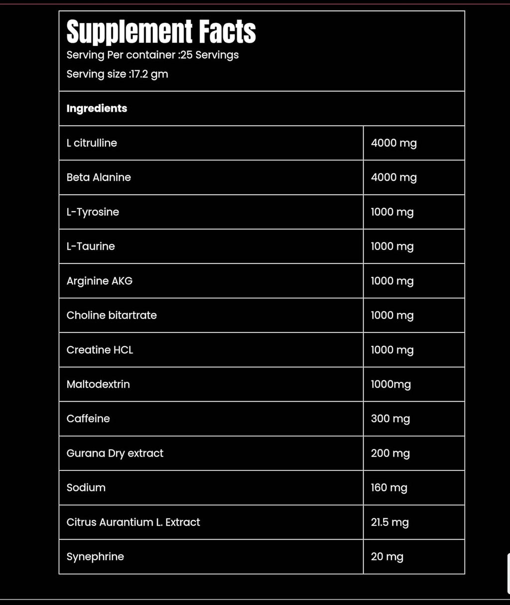 Marvelous – Experiment Powerful pre workout 30 servings | Fruit bunch