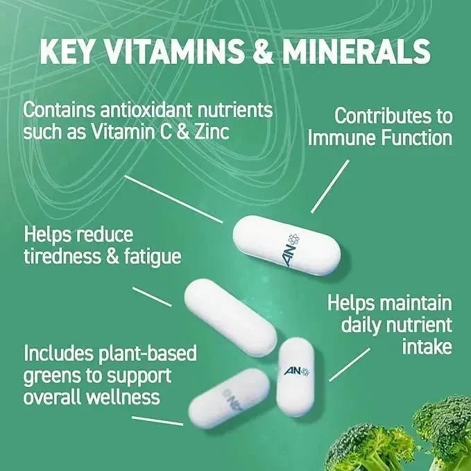 Applied Nutrition Greens Multivitamin-60 Capsules
