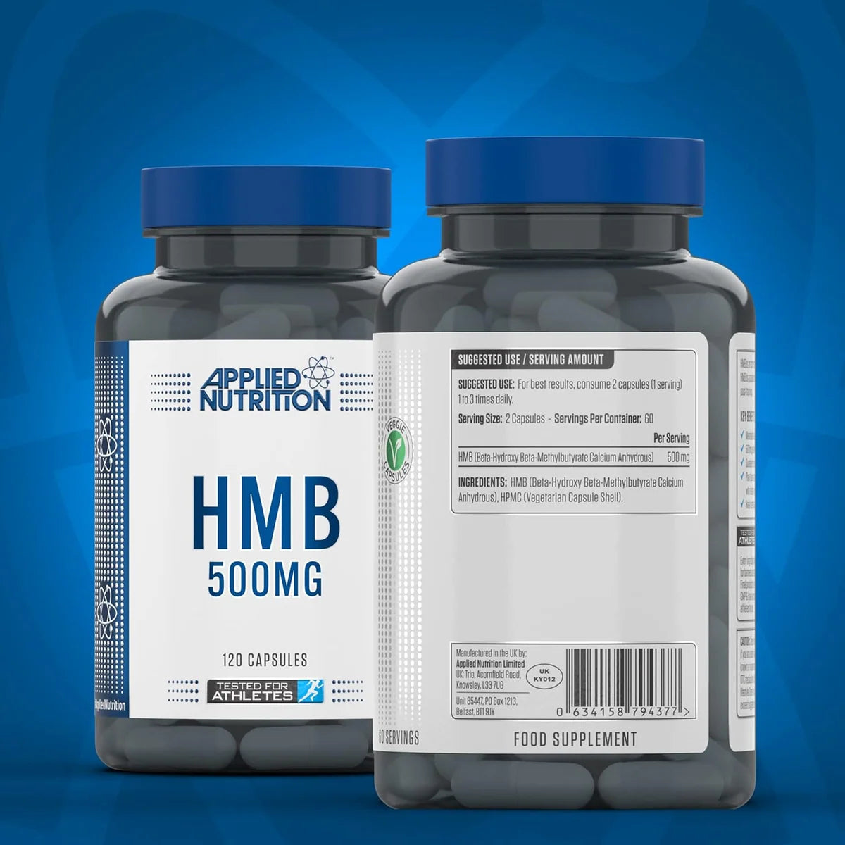 Applied Nutrition HMB 500mg 120 Capsules