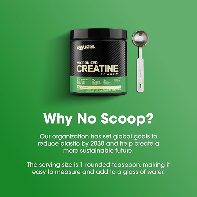 Optimum Nutrition (ON) Micronized Creatine Monohydrate Powder 60 Servings, 300 Grams