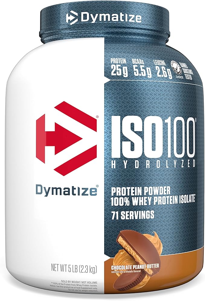 Dymatize ISO100 Hydrolyzed Whey Isolate - Chocolate PB, 5 lbs
