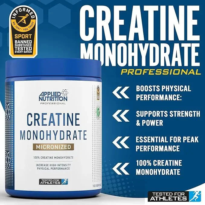 Applied Nutrition Creatine Monohydrate - Unflavored - 250g