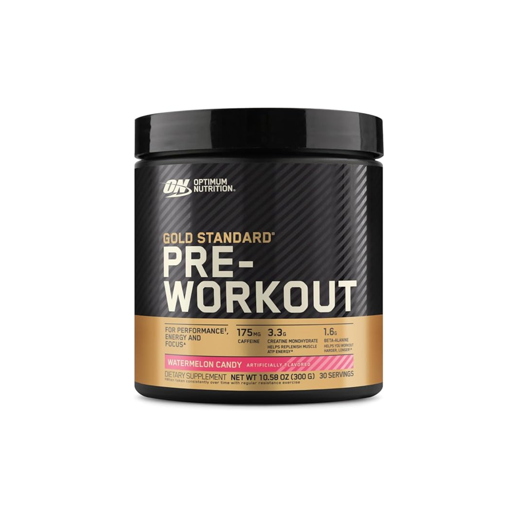 Optimum Nutrition (ON) Gold Standard Pre-Workout, Vitamin D for Immune Support, with Creatine, Beta-Alanine, and Caffeine for Energy, Keto Friendly, Watermelon Candy, Fruit Punch , 30 Servings