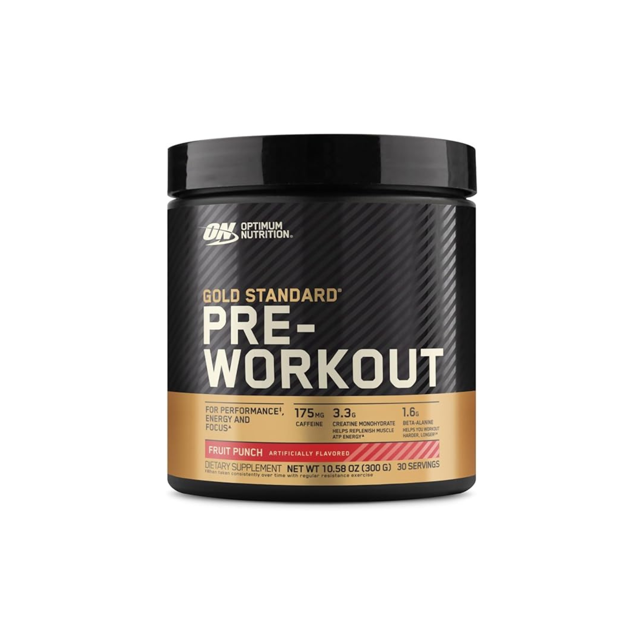 Optimum Nutrition (ON) Gold Standard Pre-Workout, Vitamin D for Immune Support, with Creatine, Beta-Alanine, and Caffeine for Energy, Keto Friendly, Watermelon Candy, Fruit Punch , 30 Servings