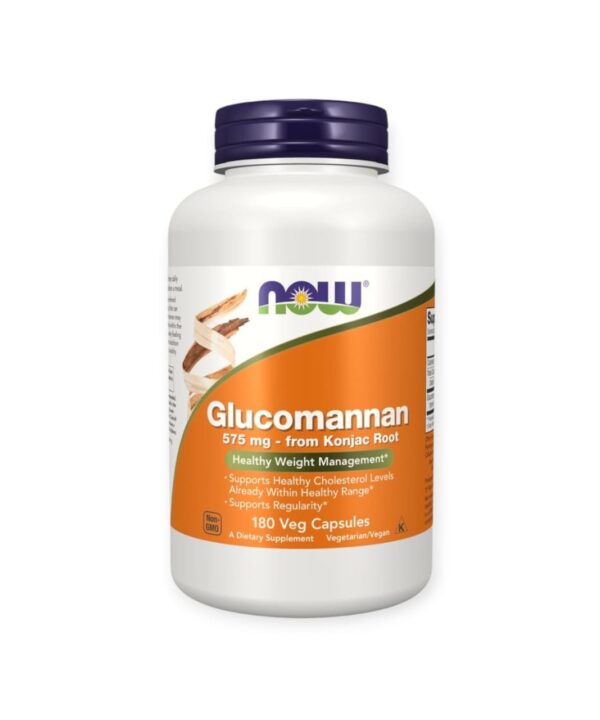 Now Foods Glucomannan 575 mg Veg Capsules