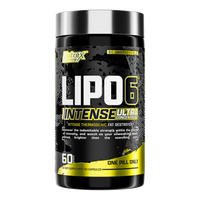 Nutrex Research LIPO-6 Black Intense - Ultra Concentrated Thermogenic Fat Burner - 60 Capsules