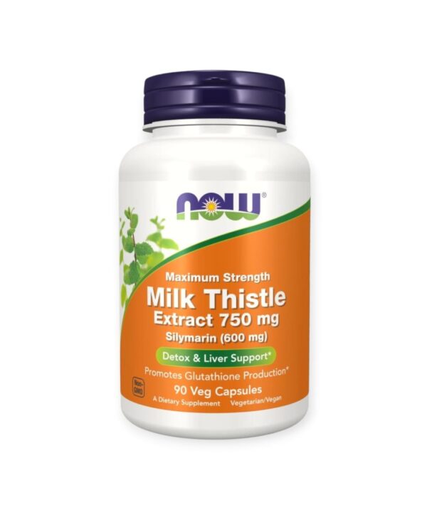 Now Foods Milk Thistle Extract 750 mg Silymarin (600 mg), Maximum Strength