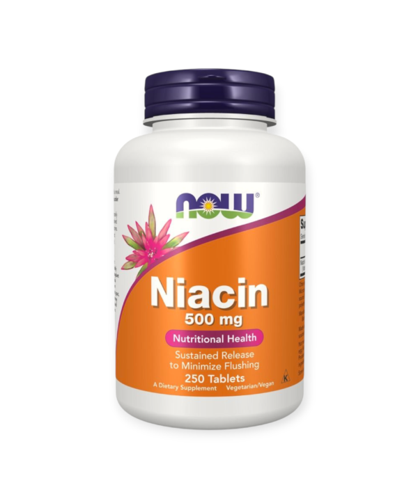Now Foods Niacin 500 mg Tablets