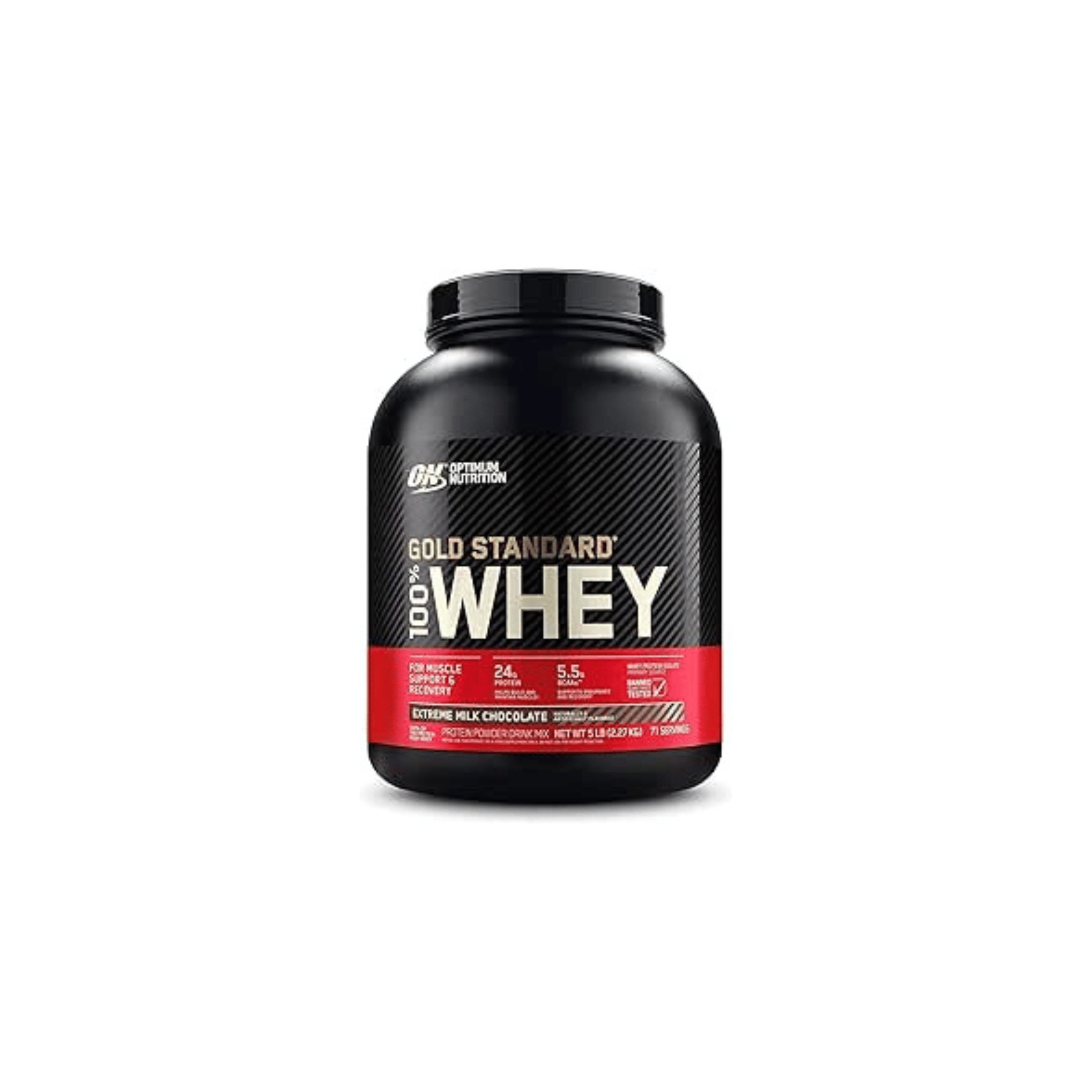 Optimum Nutrition (ON) Gold Standard 100% Whey Protein Powder, 5 Pound