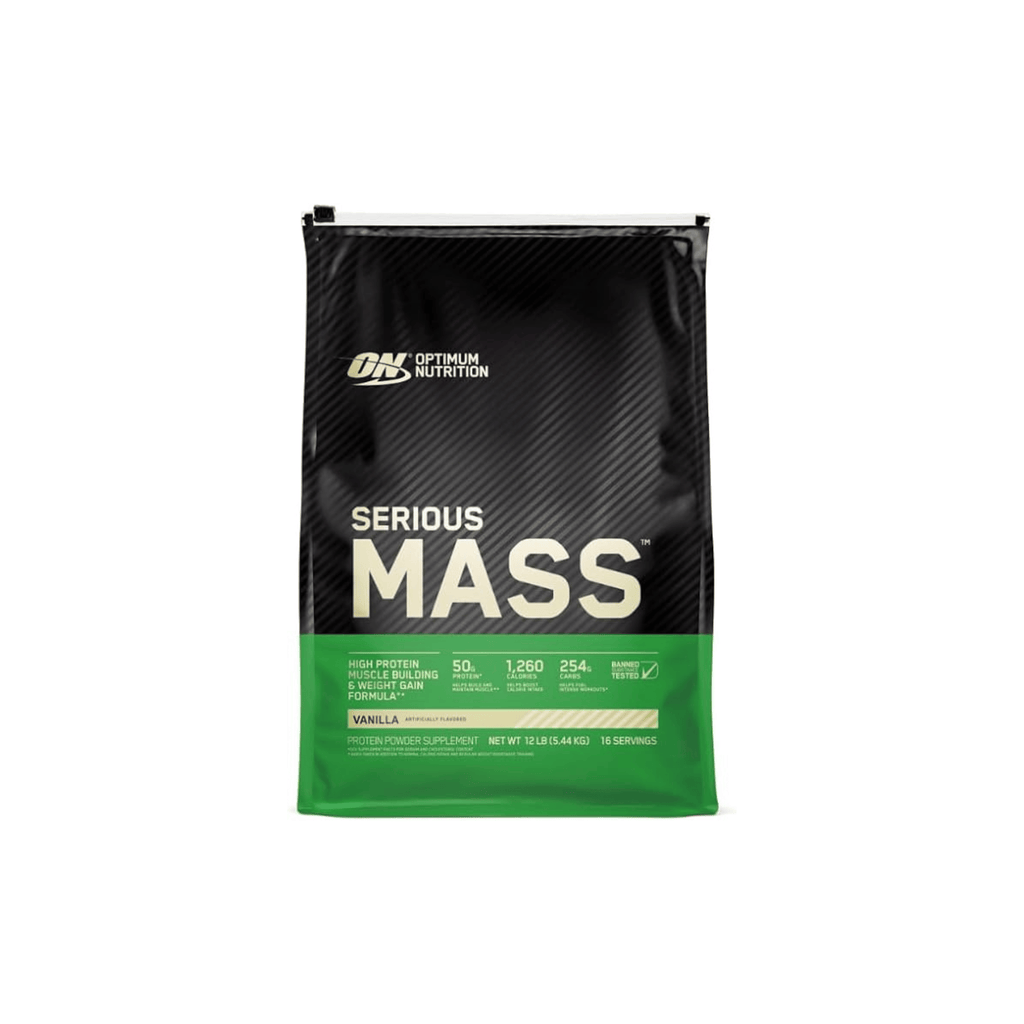 Optimum Nutrition (ON) Serious Mass Weight Gainer Protein Powder, Vitamin C and Zinc for Immune Support, Vanilla, 12 Pound