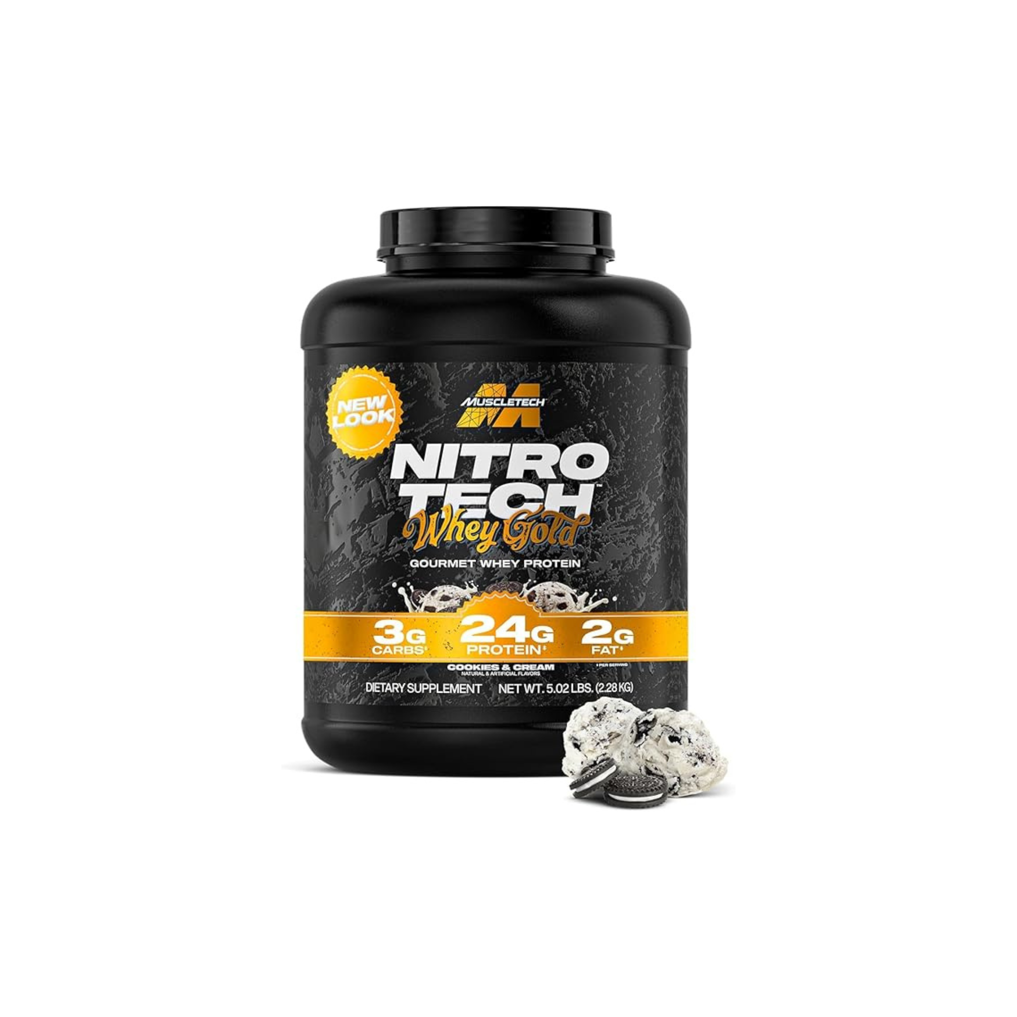 Muscletech Nitro Tech Whey Gold - 2.5 kg Cookies and Cream