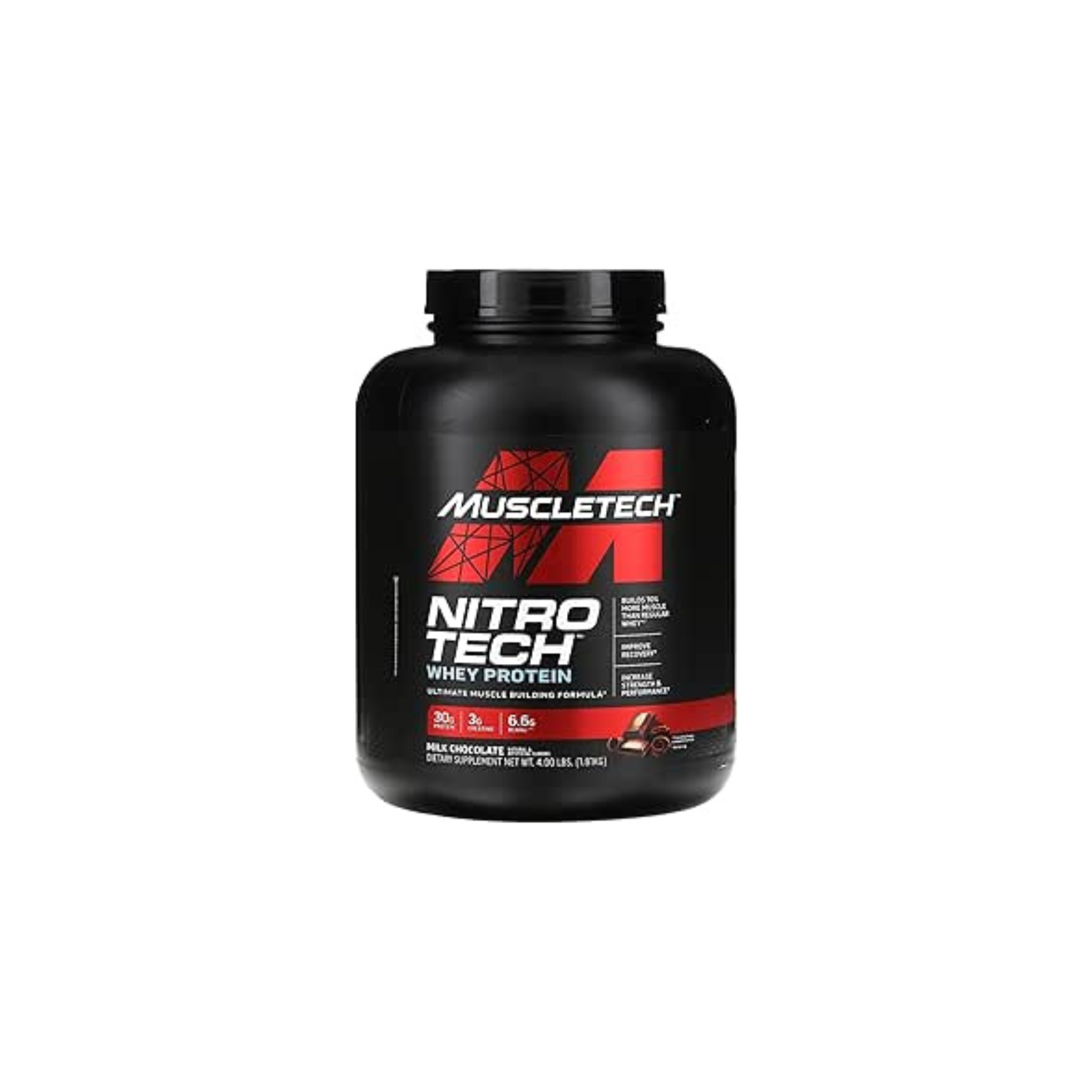 Muscletech Nitro-Tech Milk Chocolate Post-Workout Protein - 4lbs