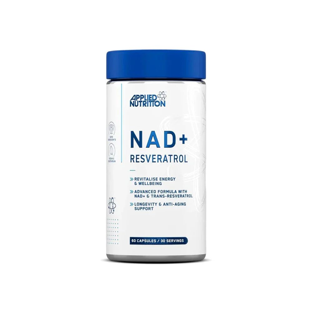 Applied Nutrition NAD+ Resveratrol | 60 Capsules