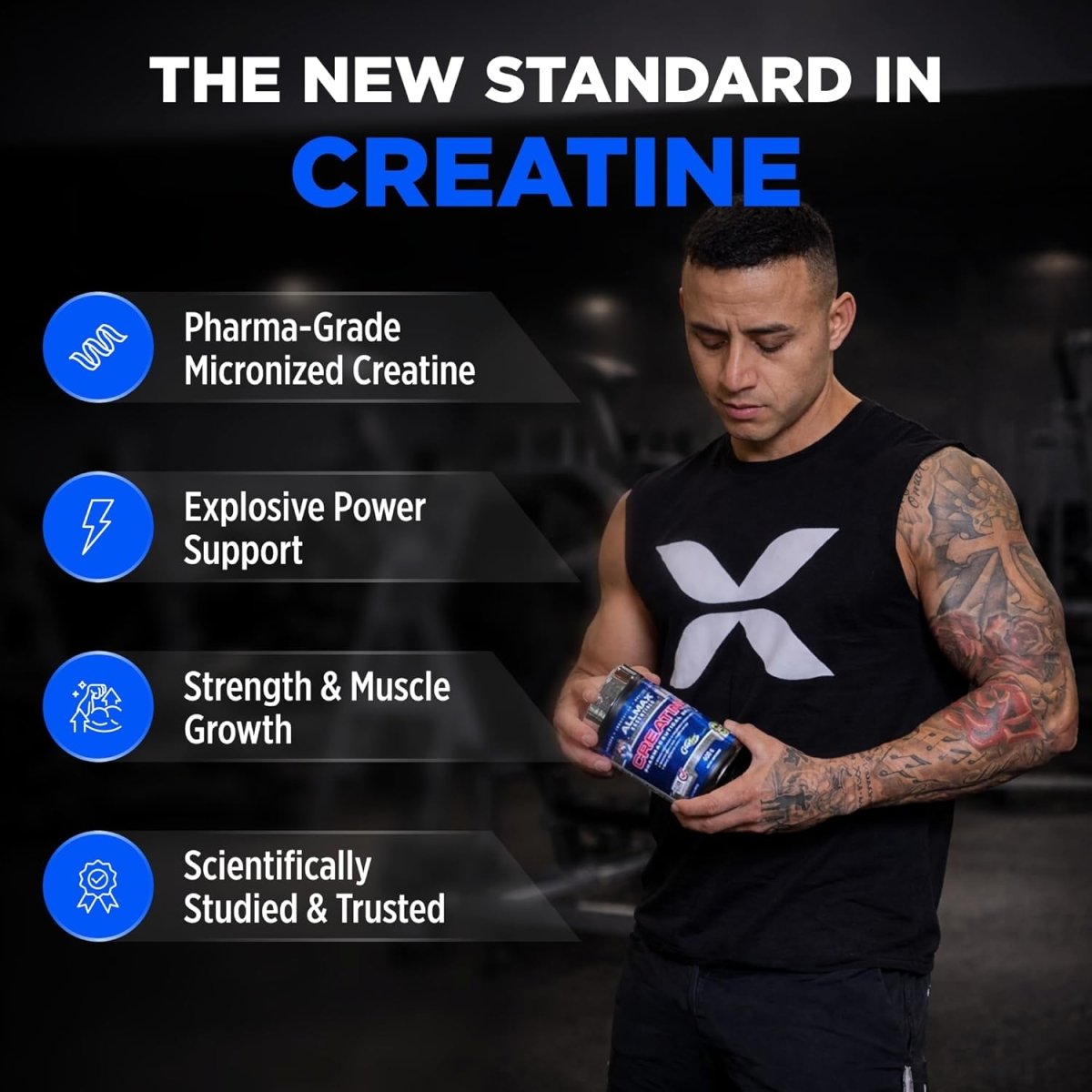 ALLMAX Nutrition Creatine Monohydrate - Pure Micronized Powder, 400g - Egypt
