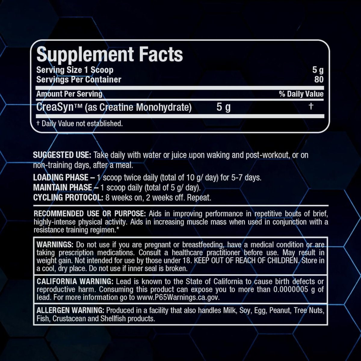 ALLMAX Nutrition Creatine Monohydrate - Pure Micronized Powder, 400g - Egypt