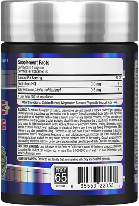 Allmax Yohimbine & Rauwolscine Complex - Energy Support, 60 Caps - Egypt
