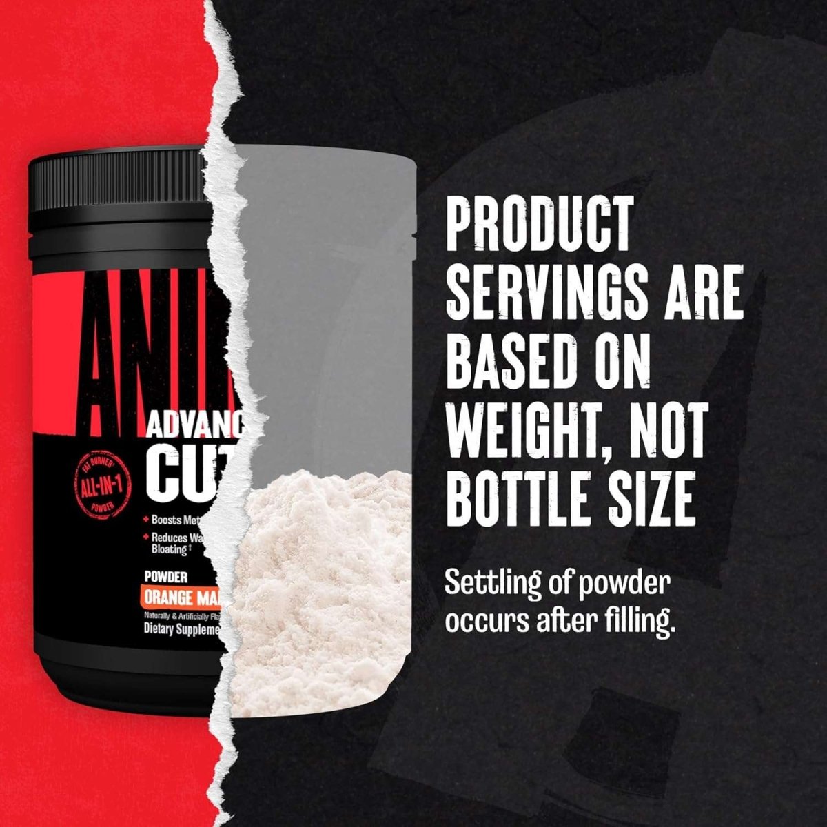 Animal Cuts Powder Thermogenic Fat Burner - Orange Mango, 42 Servings - Egypt