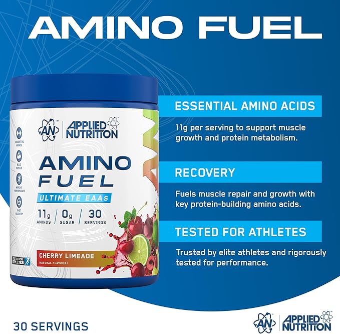 Applied Nutrition Amino Fuel - EAA Essential Amino Acids - Fruit Burst - 30 Servings - Egypt