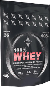Azgard Nutrition 100% Whey Protein Powder - Vanilla - 26 Servings - Egypt