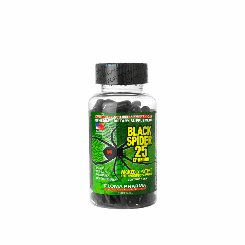 Black Spider 25 Ephedra - 100Serv. - 100Caps. - Egypt