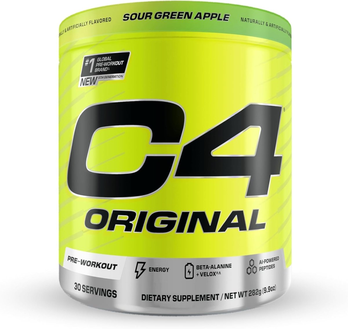 Cellucor C4 Original Pre - Workout - Green Apple - 30 Servings - Egypt