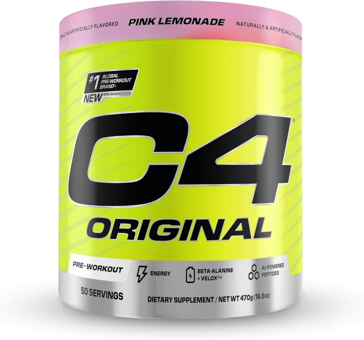 Cellucor C4 Original Pre - Workout - Pink Lemonade - 50 Servings - Egypt