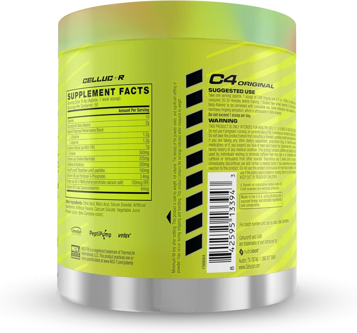 Cellucor C4 Original Pre - Workout - Watermelon - 50 Servings - Egypt