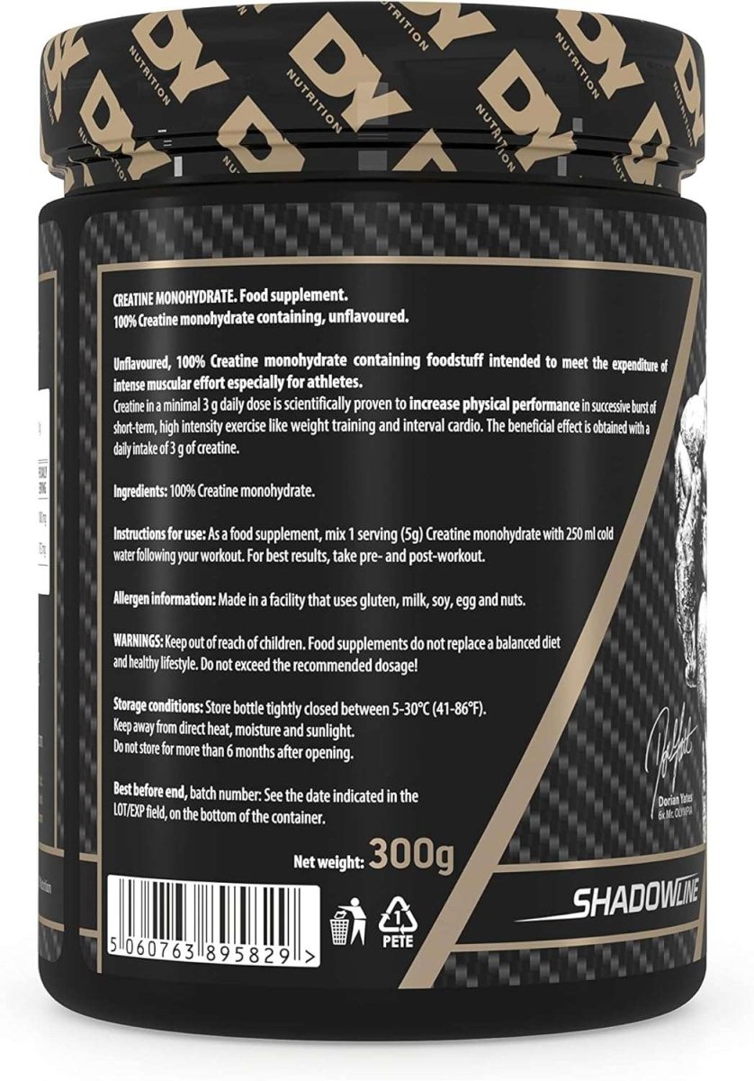 DY Nutrition Creatine - Pure Creatine Monohydrate, 300g - Egypt