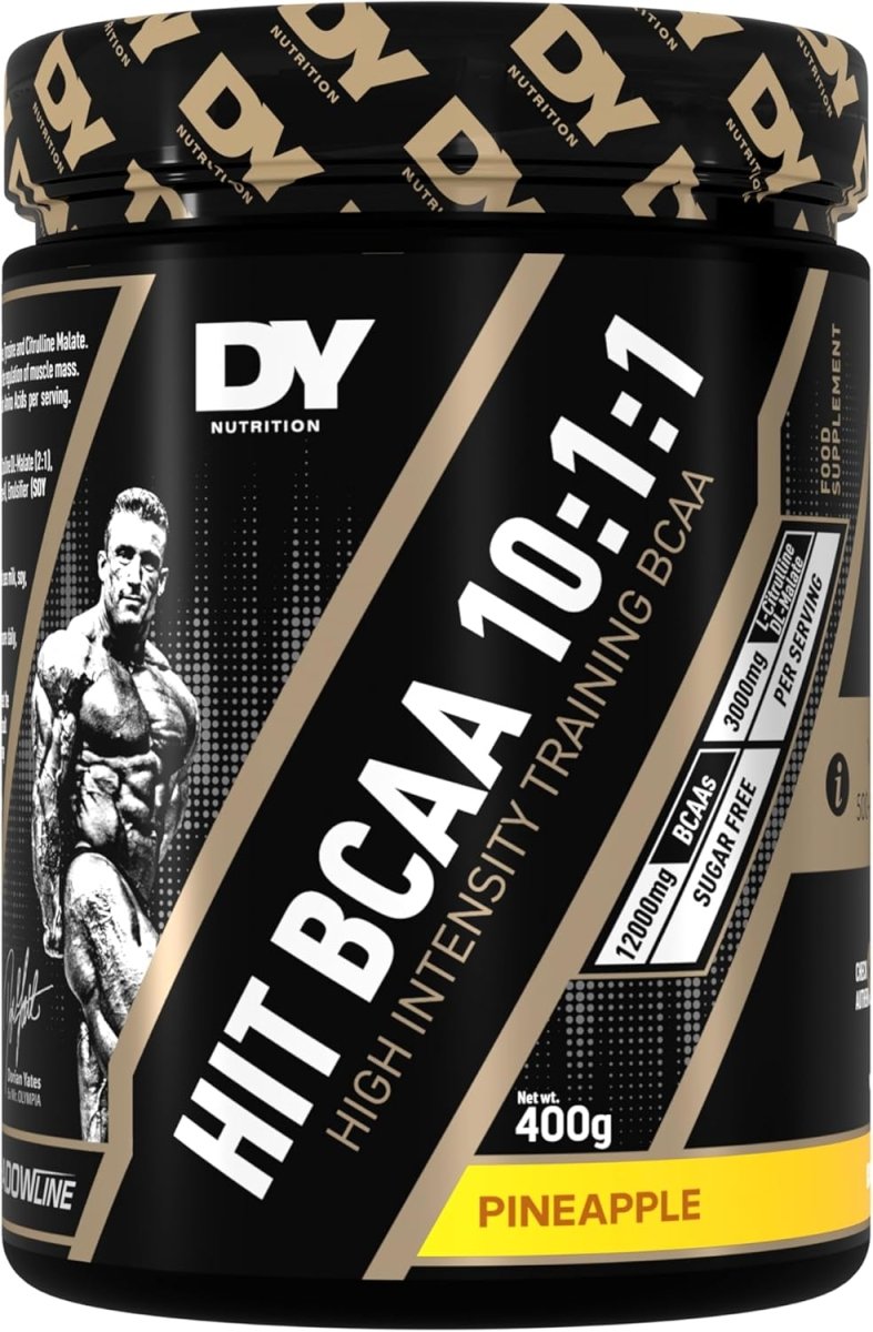 DY Nutrition HIT BCAA 10:1:1 - Pineapple - Performance & Pump Support - 400g - Egypt