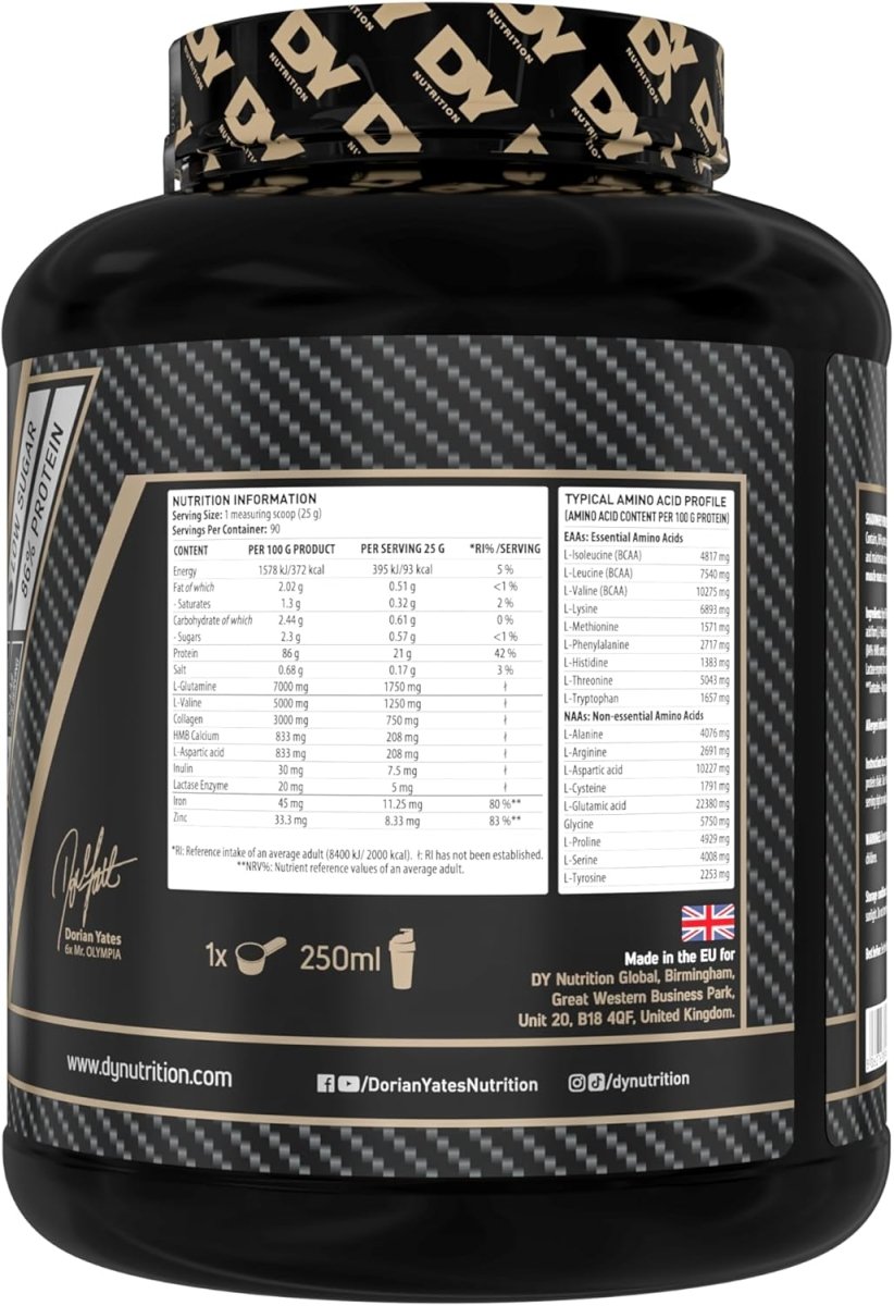 DY Nutrition Shadowhey Hydrolysate - 100% Hydrolyzed Whey Protein - Vanilla - 2.27kg - Egypt
