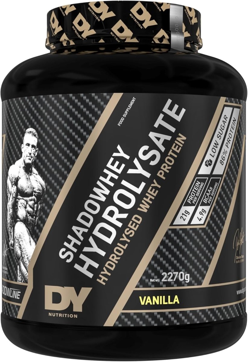 DY Nutrition Shadowhey Hydrolysate - 100% Hydrolyzed Whey Protein - Vanilla - 2.27kg - Egypt