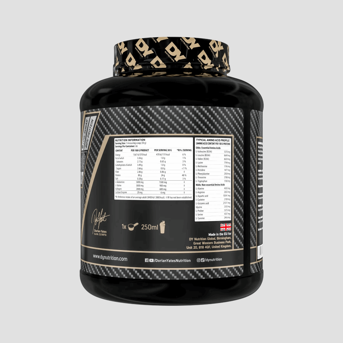 Dy Nutrition Shadowhey Isolate - Vanilla Caramel, 2kg - Egypt