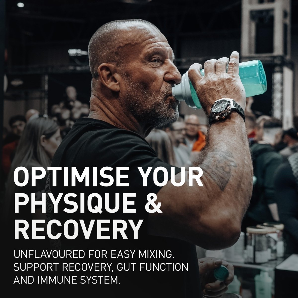 DY Nutrition The Glutamine Powder | 4.5g L-Glutamine & 45mg Beta-Glucan | 66 Servings | Unflavoured | Amino Acid Nutritional Supplement for Strength, Health & Recovery 300g | 2 Month Supply - Egypt