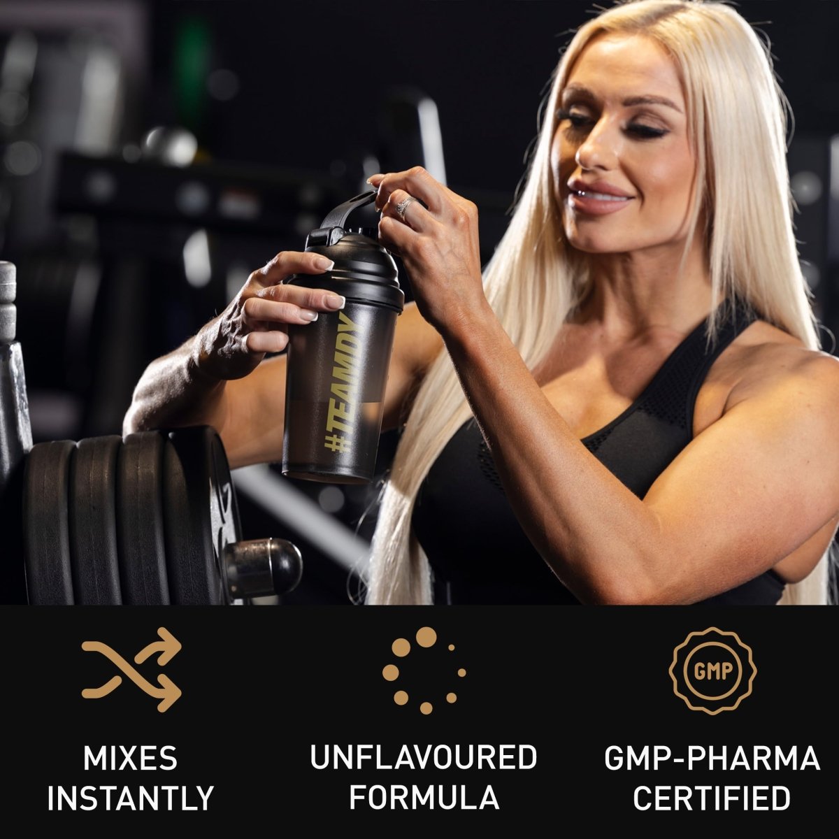 DY Nutrition The Glutamine Powder | 4.5g L-Glutamine & 45mg Beta-Glucan | 66 Servings | Unflavoured | Amino Acid Nutritional Supplement for Strength, Health & Recovery 300g | 2 Month Supply - Egypt
