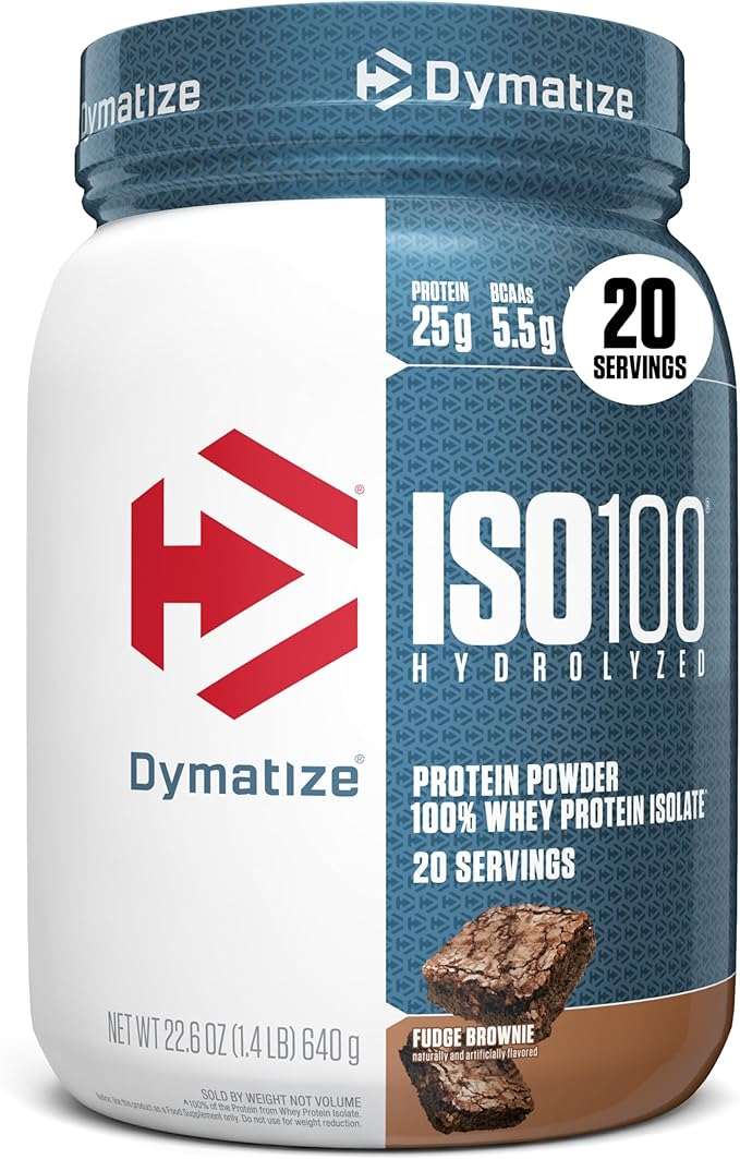 Dymatize ISO100 Hydrolyzed Whey Isolate - Fudge Brownie, 20 Servings - Egypt