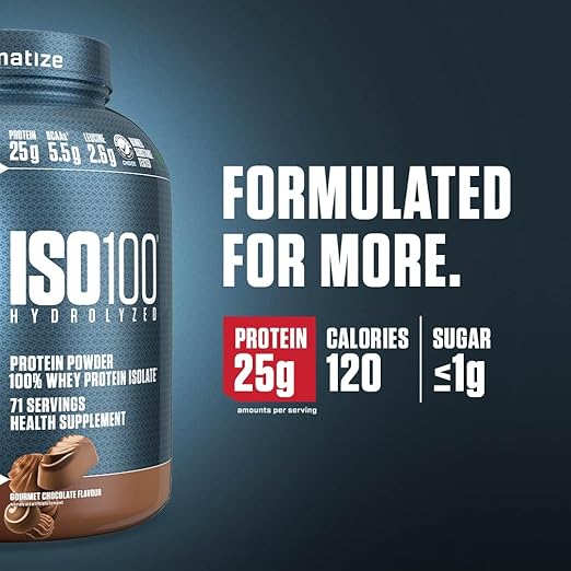 Dymatize ISO100 Hydrolyzed Whey Protein Isolate - Chocolate, 5 lbs - Egypt