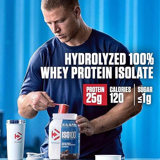 Dymatize ISO100 Hydrolyzed Whey Protein Isolate - Cookies & Cream, 5 lbs - Egypt