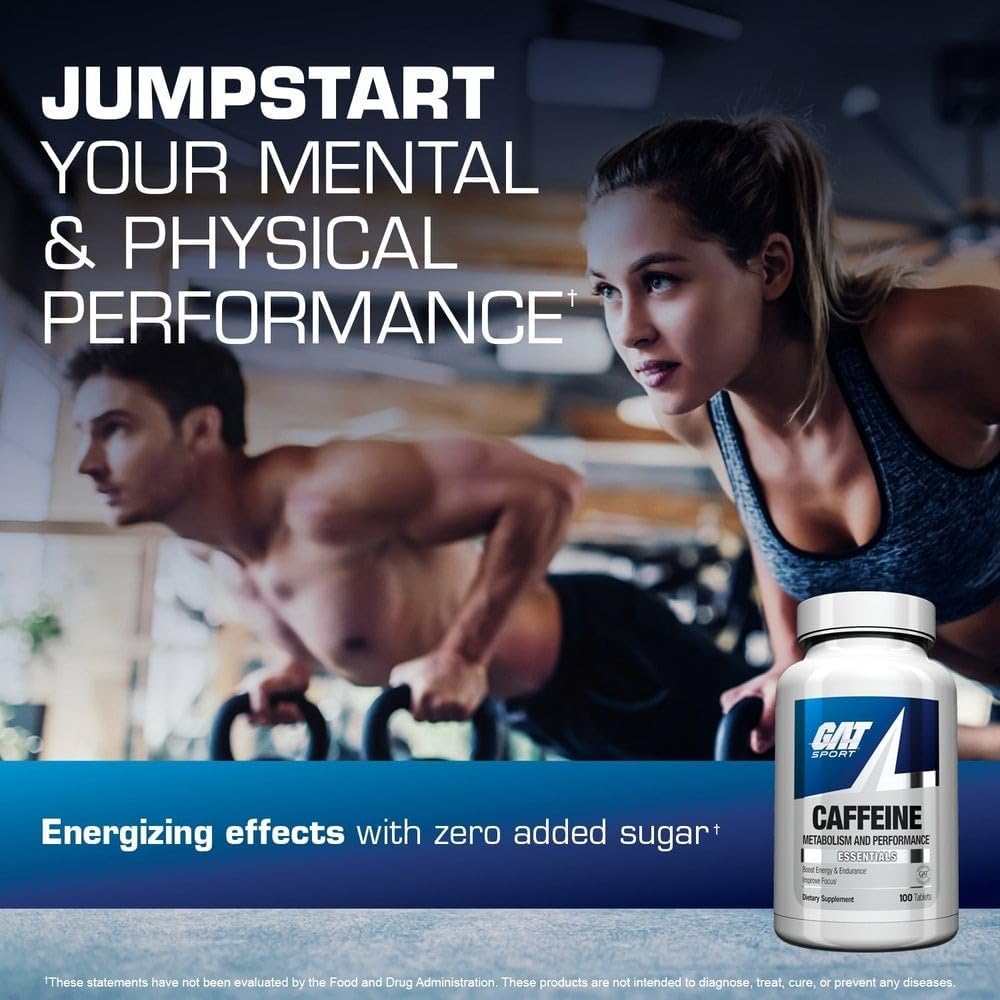 GAT SPORT Caffeine - 100 Tablets - 100 Servings - Egypt